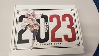 Unboxing of Anime Matsuri 2023 superpass package [upl. by Tilly]