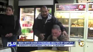 Cops beat kid with down syndrome  PoliceBrutalityus [upl. by Einaoj]