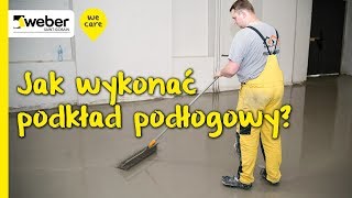 Jak wykonać samopoziomujący podkład podłogowy pod panele płytki lub wykładzinę [upl. by Yromas]