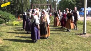 Folk dance  Minetten Lappträsk 26072014 [upl. by Ioves]