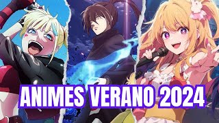 ESTRENOS ANIME VERANO 2024 [upl. by Aohsoj]