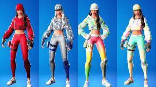 Fortnite Reanimated Emote With Ruby Skins All Style Thicc 🍑😘😜😍🔥 Who Won [upl. by Errot304]