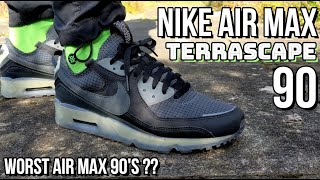 NIKE AIR MAX 90 TERRASCAPE REVIEW  On feet comfort weight breathability and price review [upl. by Delly600]