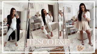 TESCO FampF HAUL  CLOTHES HOMEWEAR  MORE [upl. by Iatnohs]