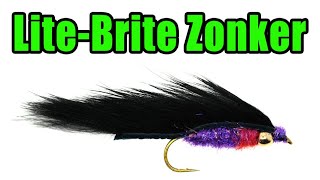 LiteBrite Zonker Fly Tying [upl. by Emmet]