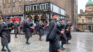 Pipes and Drums Boys Brigade Tour of Scotland Edinburgh [upl. by Bartel704]