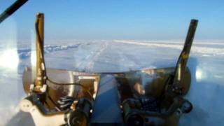 Building the ice road to the diamond mines NWT Canada [upl. by Lilia]