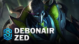 Debonair Zed Skin Spotlight  League of Legends [upl. by Nevek]