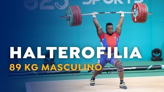 Halterofilia 89 Kg masculino  Santiago 2023 [upl. by Katt]