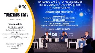 Turizmus Café 30  A mesterséges intelligencia átalakító ereje a turizmusban [upl. by Lada23]