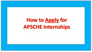 How to apply for APSCHE LMS Internships [upl. by Raveaux945]