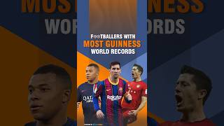 5 Footballer with most Guinness World Records  Messi or Ronaldo who is no1 [upl. by Heaps74]