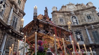 PALERMO  PROCESSIONE DELLURNA DI SANTA ROSALIA  400° FESTINO DI SANTA ROSALIA 4K 12° PARTE [upl. by Dodson874]