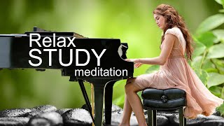 Beautiful Relaxing Piano Music For Stress Relief Study Meditation  Soothing Flowing Water Sounds [upl. by Ahoufe184]