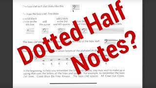 Theory Thursday 15 The Dotted Half Note [upl. by Irdua879]