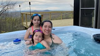 Our New Hot Tub  Lifesmart LS550 Full DIY Install [upl. by Wendye]