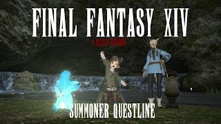 Final Fantasy XIV  Summoner Unlock  Job Quest  1  Austerities of Flame [upl. by Roswell930]