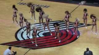 2013 Blazer Dancers  Portland Trail Blazers Cheerleaders  April 10 [upl. by Eerrahs]