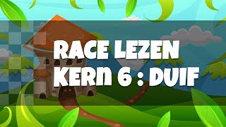 Leren Lezen Eerste Leerjaar  Race Lezen  Veilig en Vlot Kern 6  Duif [upl. by Enalahs]