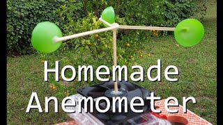 Homemade Arduino Wind Sensor Anemometer [upl. by Spitzer597]