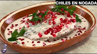 CHILES EN NOGADA RECETA MEXICANA [upl. by Kostman]