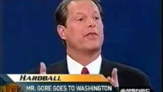 Al Gore tries to Intimidate Fight George Bush at Debates Nod [upl. by Crary]