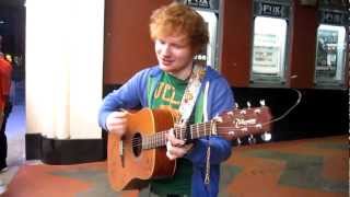 Ed Sheeran Playing Guitar After Show for Fans [upl. by Attennek]