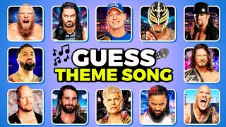 😱🔥Guess Theme Song Quiz  The Rock Roman Reigns Jey Uso Brock Lesar Randy orton🎵 [upl. by Brooking634]