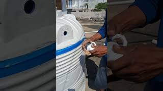 1100ltr water tank installation tips and tricksvijay xyz [upl. by Ahsemik]