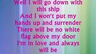 White Flag  Dido Live w Lyrics [upl. by Notslah617]