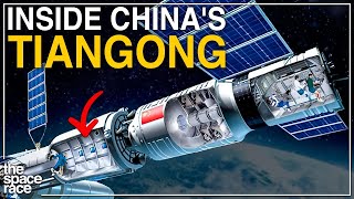 Life Inside Chinas New Space Station Tiangong [upl. by Lyj]