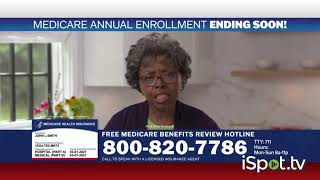 Medicare Benefits Hotline TV Commercial Expanded Benefits Final Days 144 Added Back [upl. by Yehudi351]