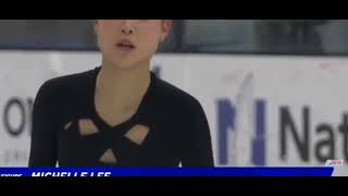 Michelle Lee 2024 US Figure Skating National FS Official Practice [upl. by Aneerol]