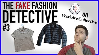 The HARDEST Legit Checks YET  Moncler on Vestiaire Collective FAKE FASHION DETECTIVE 3 [upl. by Aerdnaid]