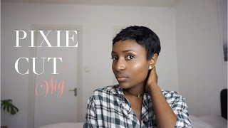 Outre wig pixie cut review [upl. by Poock255]