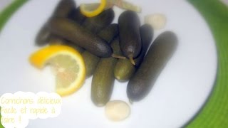 Comment faire des cornichons rapides à déguster sans attendre  Quick pickles [upl. by Azirb]