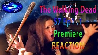 The Walking Dead Premiere S7 Ep1 1 REACTION [upl. by Grati]