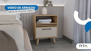 Video de armado  MESA DE NOCHE VANCE [upl. by Mohamed]