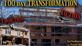 MASSIVE house transformation  IzzyTheBricky Weekly ep08 renovation vlog construction [upl. by Airuam]