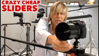 Crazy Cheap Camera Slider DIY Ideas wacky but they WORK [upl. by Grenier923]