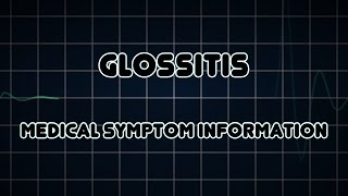 Glossitis Medical Symptom [upl. by Ahsinelg]