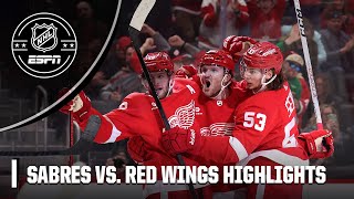 Buffalo Sabres vs Detroit Red Wings  Full Game Highlights  NHL on ESPN [upl. by Kant]