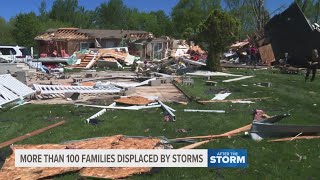 Cleanup continues in Portage after tornado [upl. by Sirrep]