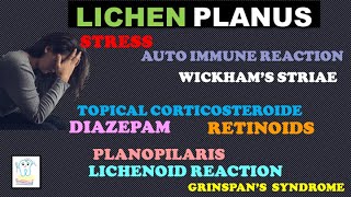 LICHEN PLANUS CauseClinical features amp treatment [upl. by Onin]