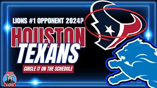 The DETROIT LIONS 1 Opponent Is The HOUSTON TEXANS [upl. by Teillo]