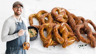 Homemade Soft Pretzel Recipe [upl. by Nyar]