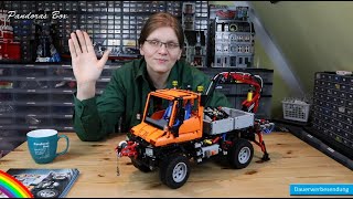 Review  LEGO® 8110  Technic  Mercedes Benz Unimog U400  Pneumatic ohne Ende [upl. by Harbot]