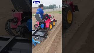 4x4 Mini Tractor Tiller With Double Furrow Plow for Sale [upl. by Nissensohn]