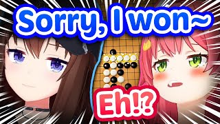 Sora Casually Destroys Miko In Gomoku Five in a Row 【ENG Sub Hololive】 [upl. by Aivan]