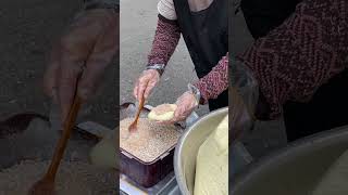 Korean Sweet Pancake 호떡  Korean Street Food shortsvideo [upl. by Latsirhc191]